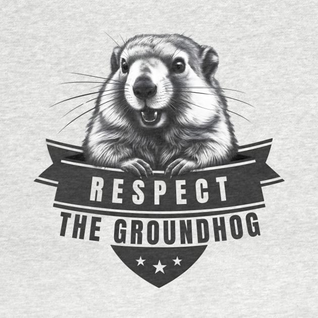 Celebrate Groundhog Day - Respect The Groundhog by Xeire